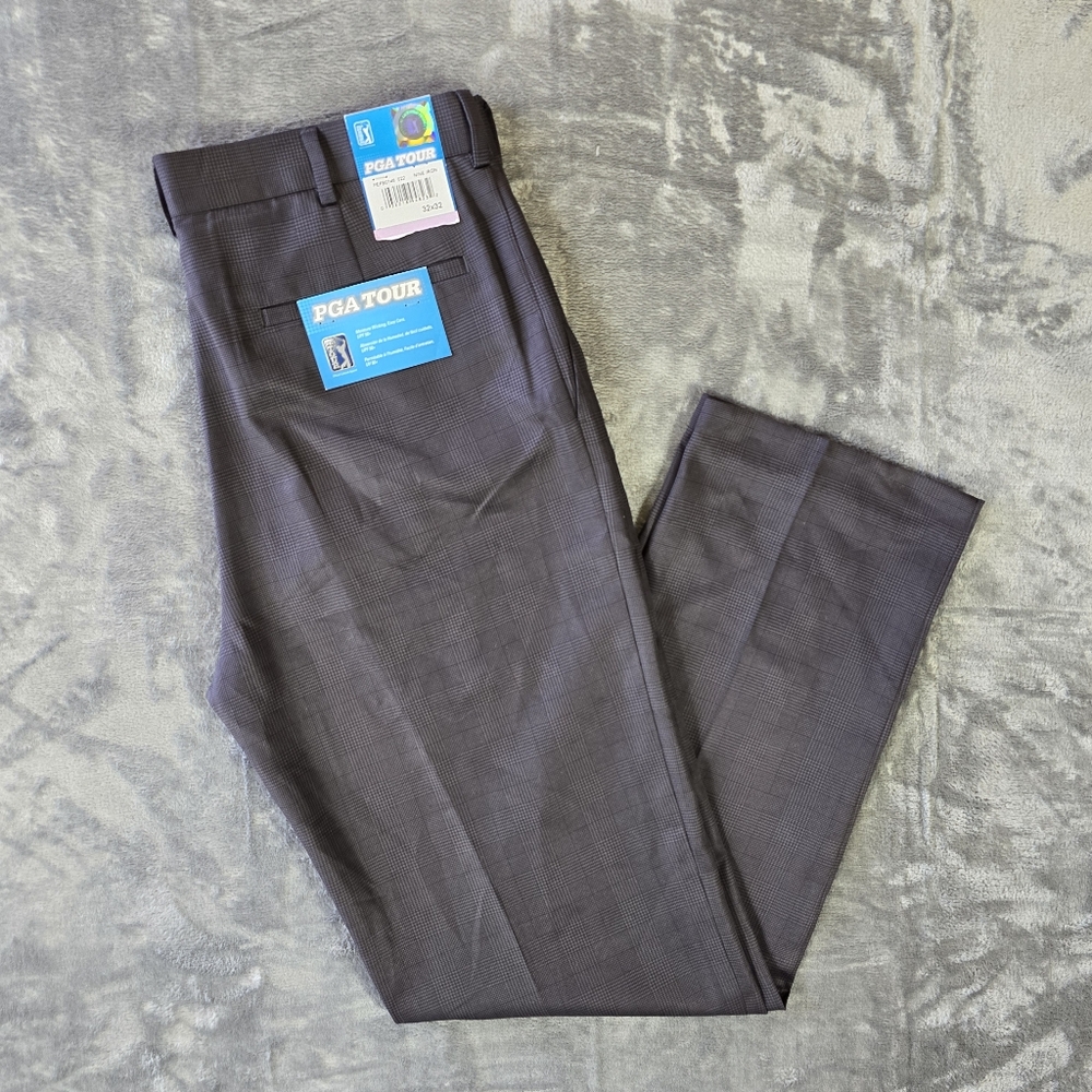 PGA Tour Golf Pants Sizr 32x32 New NWT Performance Active Moisture Wicking UPF50